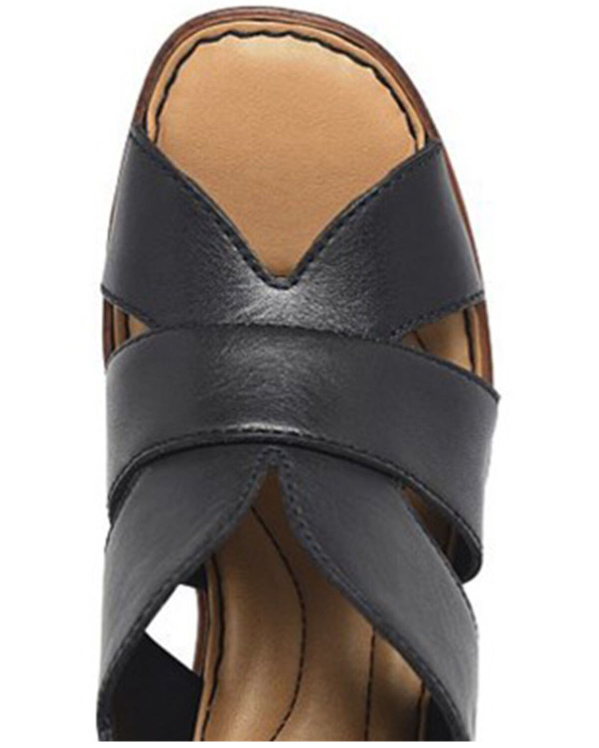 Image #6 - Born Women's Nassu Platform Sandals, Black, hi-res