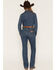 Image #3 - Wrangler Women's Emmy Dark Wash High Rise Rodeo Bootcut Stretch Denim Riding Jeans, Dark Wash, hi-res