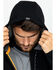 Image #4 - Hawx Men's Zip-Front Thermal Lined Hooded Jacket - Tall , Black, hi-res