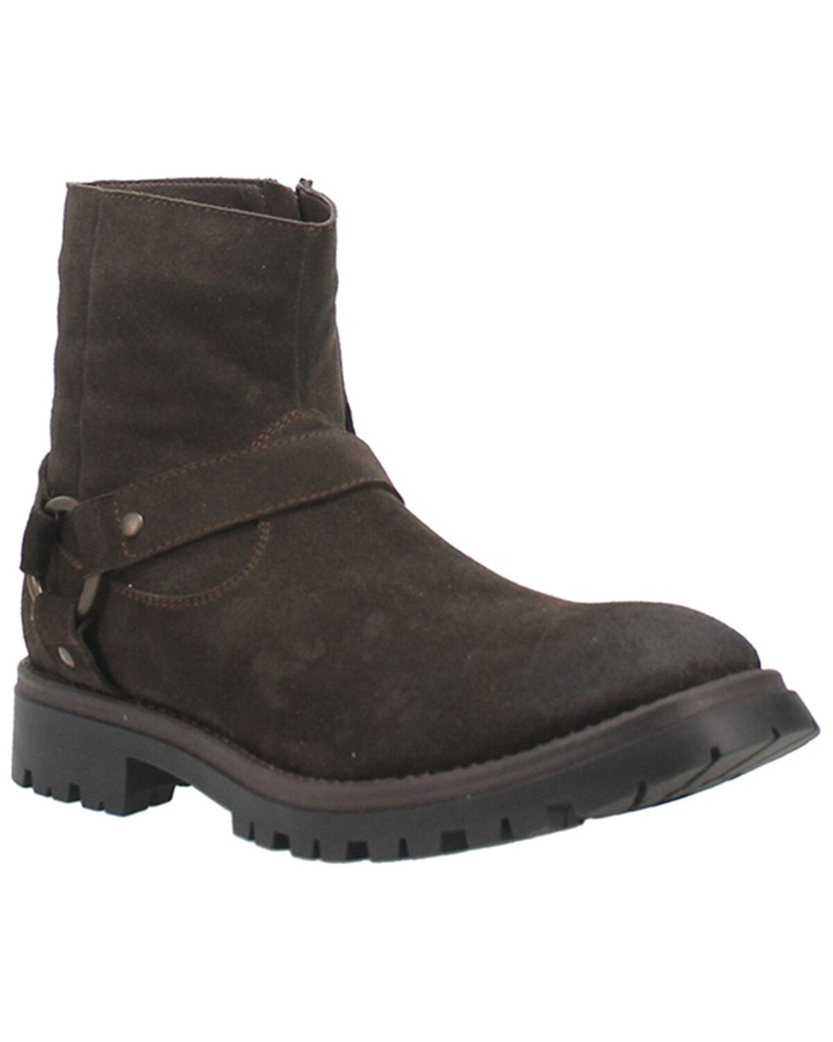Image #1 - Dingo Men's Road Trip Ankle Boots - Round Toe, Brown, hi-res