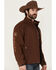 Image #2 - Ariat Men's Logo 2.0 Softshell Jacket, Brown, hi-res