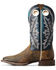 Image #2 - Ariat Men's Circuit Woodsmoke Western Boots - Broad Square Toe, Brown/blue, hi-res