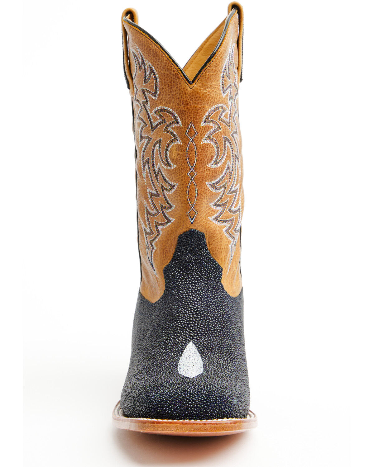 Image #4 - Cody James Men's Exotic Stingray Western Boots - Broad Square Toe, Navy, hi-res