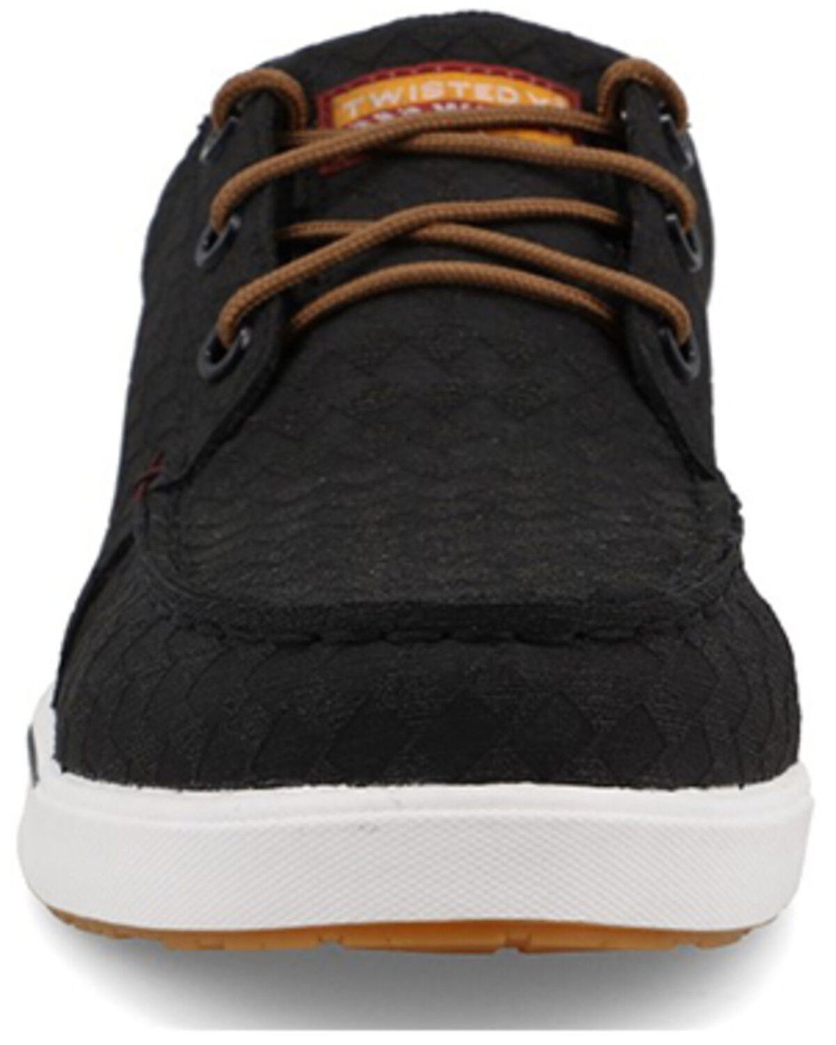 Image #4 - Twisted X Women's Kicks Moc Work Shoes - Nano Composite Toe, Charcoal, hi-res