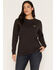 Image #1 - Ariat Women's Rebar Workman Long Sleeve Work Shirt, Brown, hi-res