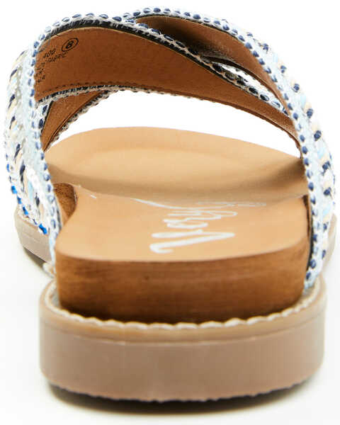 Image #5 - Very G Women's Elkin Beaded Sandals, Blue, hi-res