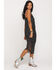 Image #6 - Band of the Free Women's Black Dot Slip Midi Dress, , hi-res
