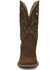 Image #4 - Tony Lama Men's Arena Hudson Clay Western Boots - Broad Square Toe, Brown, hi-res