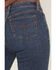 Image #4 - Shyanne Women's Balsam Dark Wash High Rise Slim Cuffed Wide Leg Stretch Denim Jeans, Dark Wash, hi-res