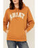 Image #3 - Ariat Women's Boot Barn Exclusive Chenille Logo Hoodie, Brown, hi-res