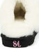 Superlamb Women's Turano Real Hair-On Casual Slipper - Round Toe , Tan, hi-res