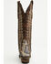 Image #5 - Tanner Mark Women's Snake Print Tall Western Boots - Snip Toe, Natural, hi-res