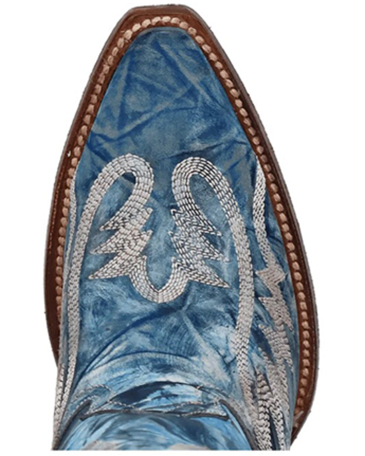 Image #6 - Dan Post Women's Moxie Tall Western Boots - Snip Toe, Blue, hi-res