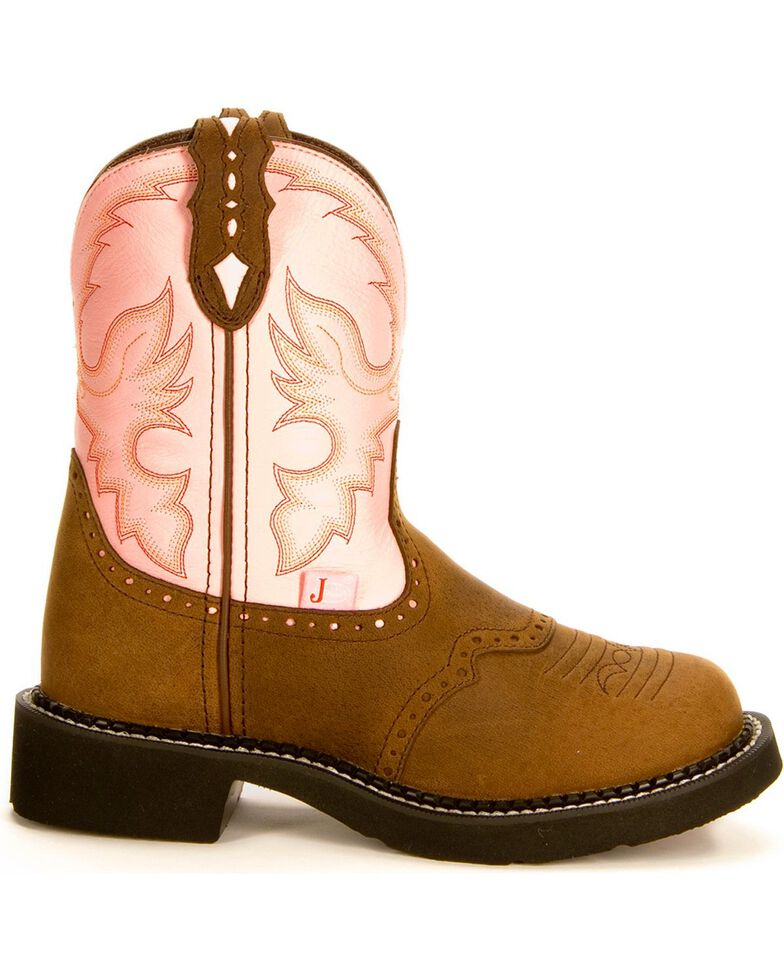 Justin Gypsy Women's Gemma Pink Cowgirl Boots Round Toe Sheplers