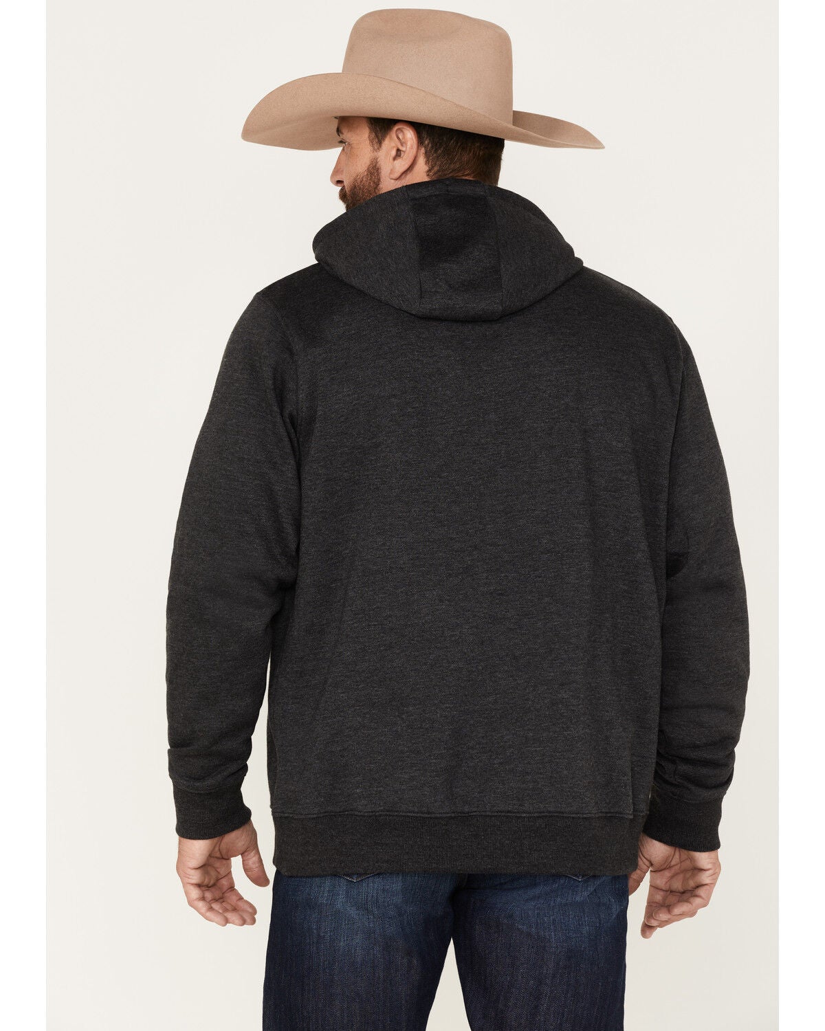Image #4 - Wrangler Men's Longhorn Graphic Hooded Sweatshirt, , hi-res