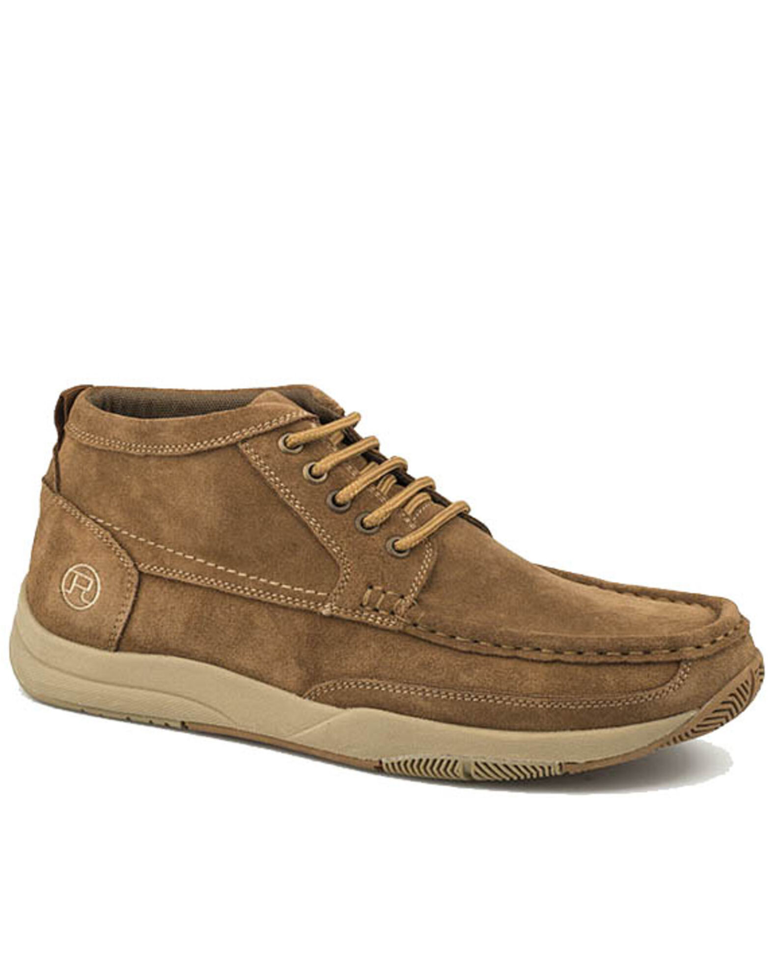 Roper Men s Clearcut Tan Driving Shoes Moc Toe Sheplers