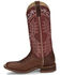 Image #3 - Justin Women's Stella Western Boots - Broad Square Toe, Brown, hi-res