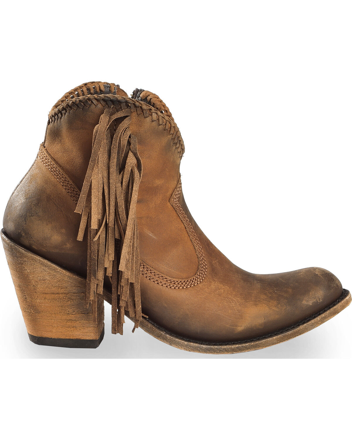 Image #2 - Liberty Black Women's Vegas Faggio Booties - Round Toe, Brown, hi-res