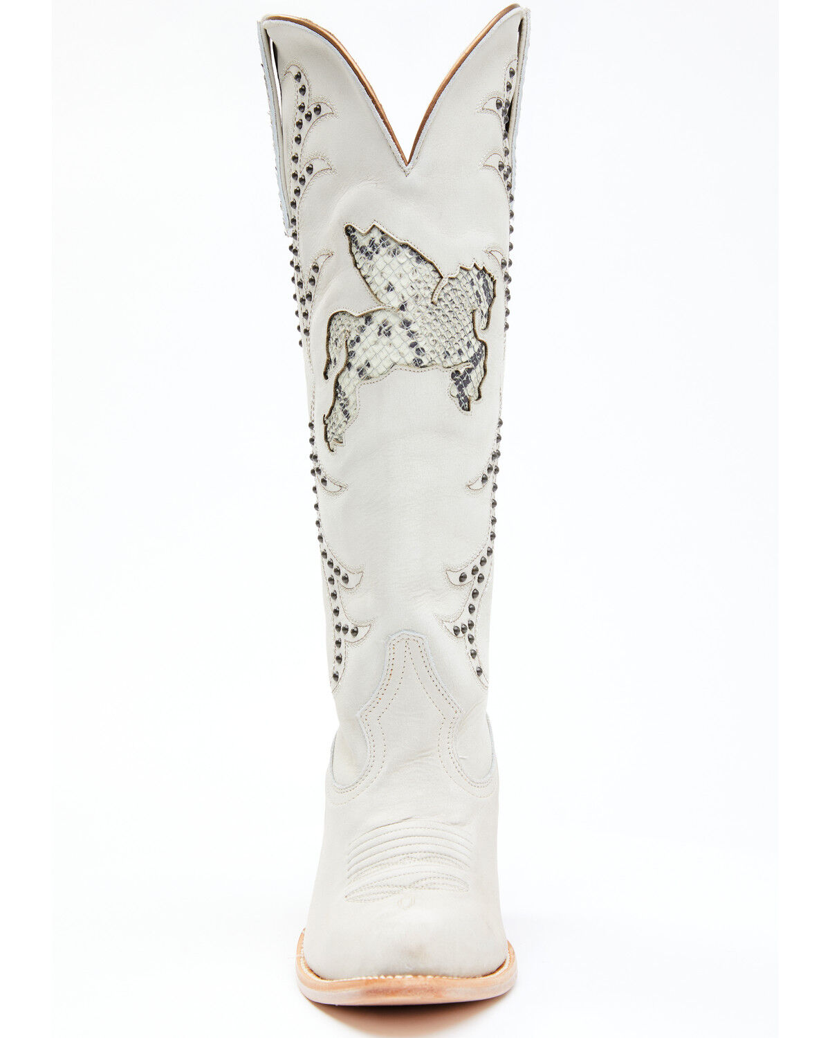 Image #3 - Idyllwind Women's Gambler Western Boots - Round Toe, White, hi-res