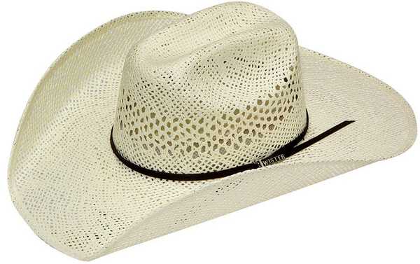 Twister Weave Maverick Straw Cowboy Hat, Natural, hi-res