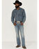 Image #1 - RANK 45® Men's Desert Ranch Performance Stretch Slim Bootcut Jeans, , hi-res