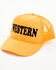 Image #1 - Rodeo Hippie Women's Western Ball Cap, Yellow, hi-res