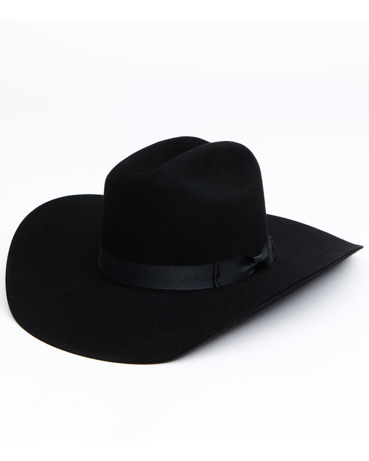 Serratelli 6X Felt Cowboy Hat, Black, hi-res