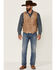Image #3 - Moonshine Spirit Men's Tan Grasslands Button-Front Suede Dress Vest , , hi-res