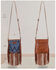 Image #2 - Wrangler Women's Wrangler Jean Denim Pocket Fringe Crossbody Bag, Brown, hi-res