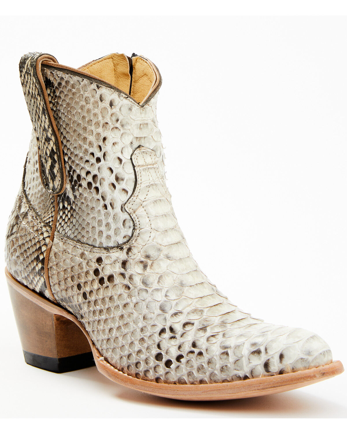 Image #1 - Idyllwind Women's Badass Exotic Python Fashion Booties - Round Toe, , hi-res