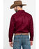 Ariat Men's Burgundy Solid Twill Long Sleeve Western Shirt, Burgundy, hi-res