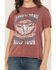 Image #3 - Rock & Roll Denim Women's Honky Tonk Short Sleeve Graphic Tee, Red, hi-res