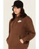 Image #2 - Troll Co Women's Savage Hoodie, Chestnut, hi-res