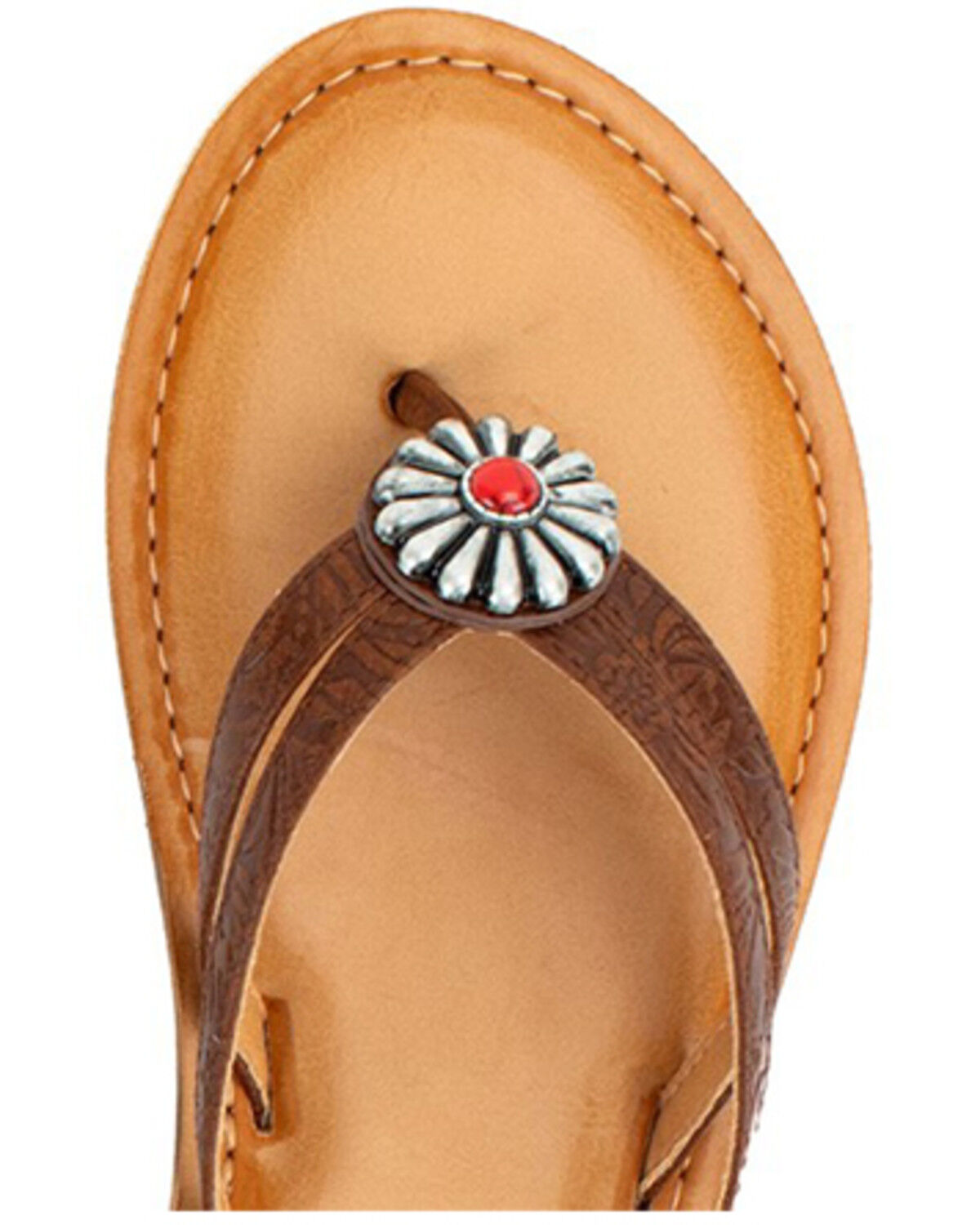 Image #4 - Yellow Box Women's Diggins Flip-Flops, Tan, hi-res