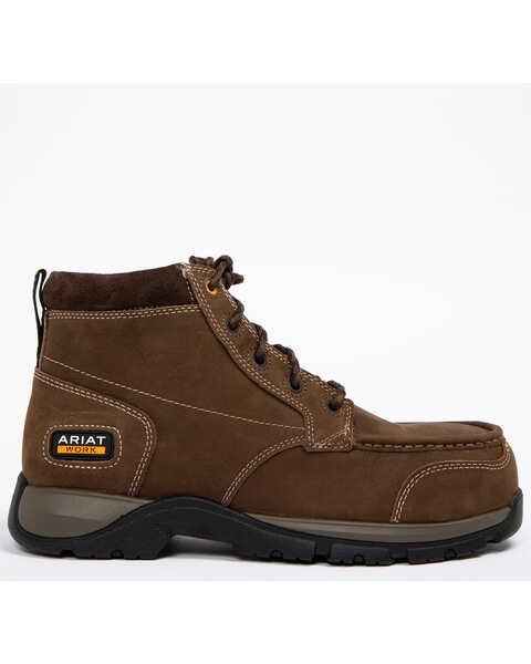 Image #2 - Ariat Men's Edge LTE Chukka Boots - Composite Toe , Dark Brown, hi-res