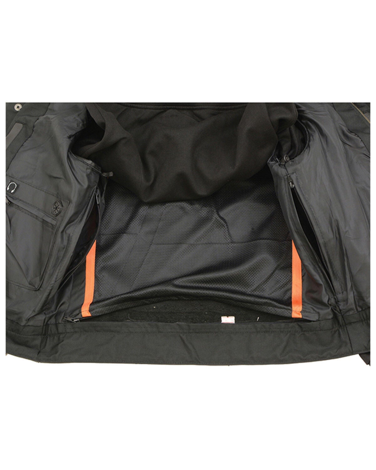 Image #3 - Milwaukee Leather Men's Club Style Zip Front Vest and Full Sleeve Hooded Jacket, , hi-res
