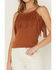 Image #2 - Idyllwind Women's Levy Lane Caramel Rib Knit Fringe Tank Top, , hi-res