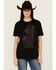 Image #1 - Ariat Women's Tall Boot Short Sleeve Graphic Tee, Black, hi-res
