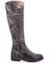 Image #2 - Bed Stu Women's Jacqueline Tall Riding Boots - Round Toe, Black, hi-res