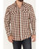 Image #4 - Moonshine Spirit Men's Dirt Runner Plaid Print Snap Western Flannel Shirt , Cream, hi-res