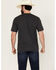 Image #4 - Wrangler Men's Bucking Bull Logo Short Sleeve Graphic T-Shirt , Charcoal, hi-res