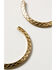 Image #2 - Lainey Wilson Women's Hoop Earrings, Gold, hi-res