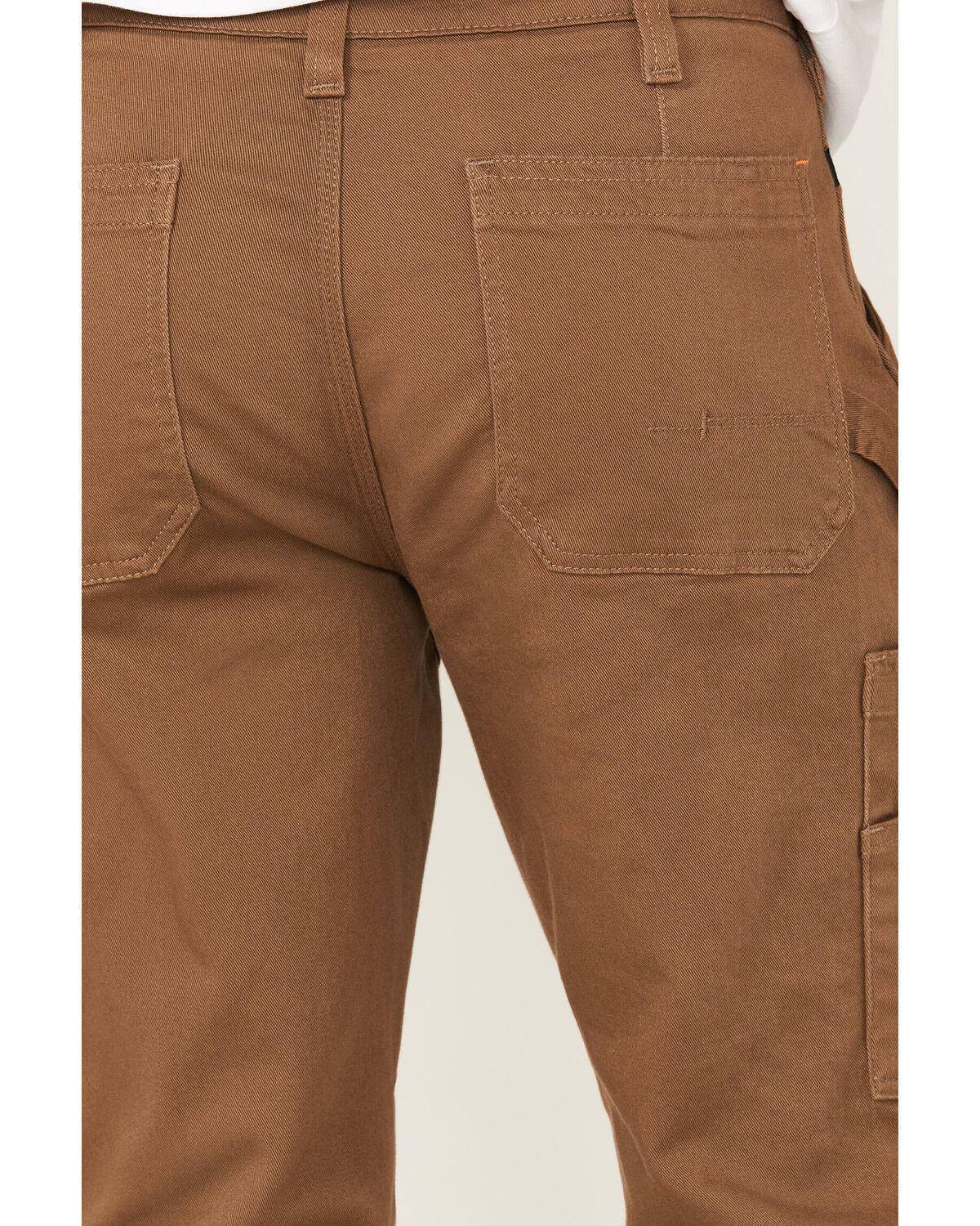 Image #4 - Ariat Men's Rebar M4 Washed Twill Dungaree Work Pants, Beige/khaki, hi-res
