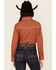 Image #5 - Ely Walker Women's Floral Embroidered Long Sleeve Pearl Snap Western Shirt, Rust Copper, hi-res