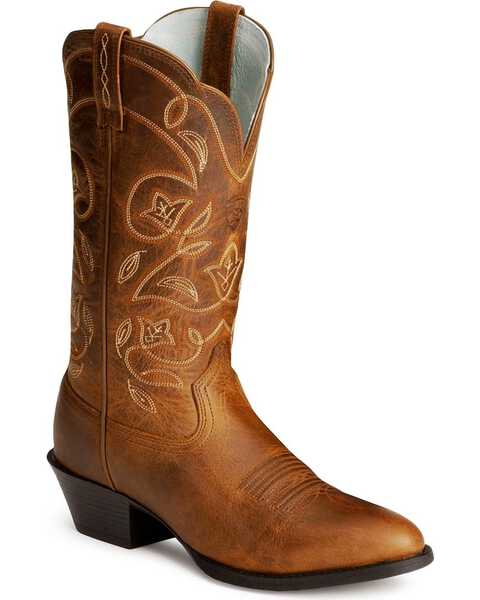 Ariat Women's Heritage Western Western Boots - Medium Toe, Russet, hi-res