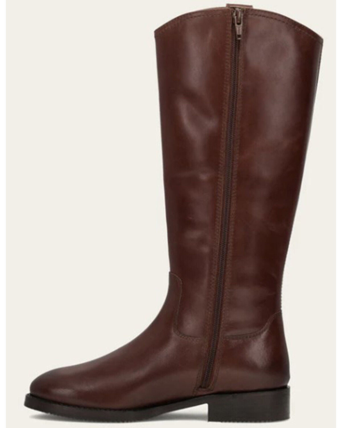 Image #3 - Frye Women's Melissa Button Tall Inside Zip Boots - Round Toe, Brown, hi-res