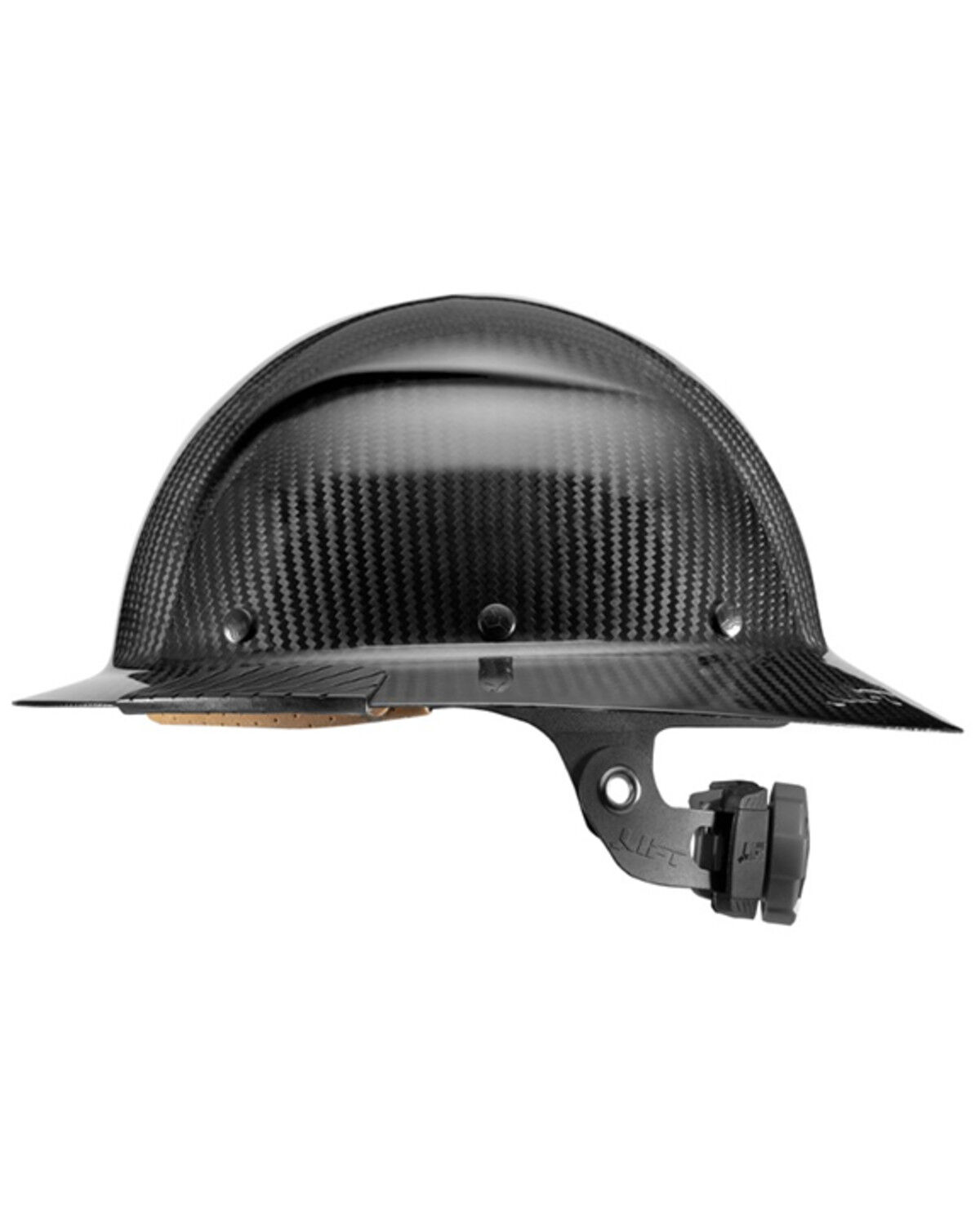 Image #4 - Lift Safety Dax Carbon Fiber ANSI-C, TYPE 1 Full Brim Hard Hat, Black, hi-res
