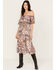 Image #1 - Shyanne Women's Off The Shoulder Ruffle Midi Dress, Pecan, hi-res