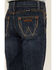Image #4 - Wrangler Retro Girls' Denver Medium Wash Regular Fit Mid Rise Bootcut Jeans , Blue, hi-res