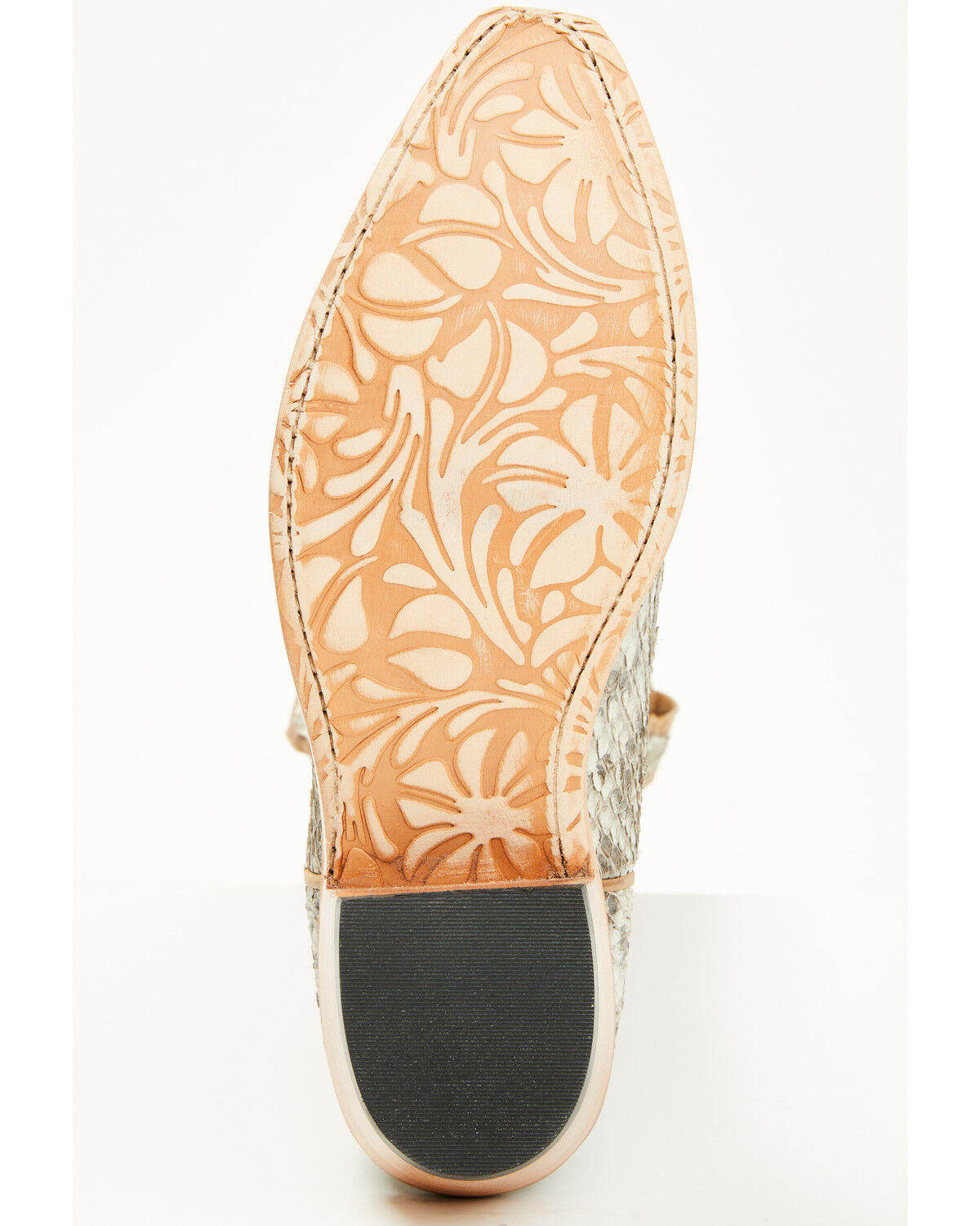 Image #7 - El Dorado Women's Sam Exotic Anaconda Tall Western Boots - Snip Toe, Natural, hi-res